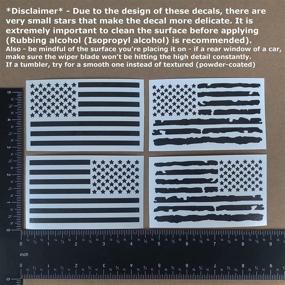 img 3 attached to American Flag Decal Pack Distressed