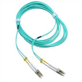 img 3 attached to 10M Multimode Duplex OM3 50/125 LC To LC Fiber Patch Cable - 40Gb Aqua Jumper Cord For High-Speed Fiber Optic Networking