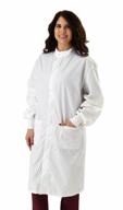 medline 6620blhl unisex barrier coats logo