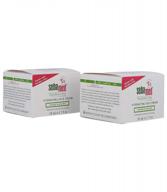 💧 sebamed fragrance-free hydrating face cream: dermatologist recommended moisturizer for normal to dry skin - set of 2 (1.7 fl oz/50ml) - white логотип