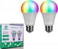 legelite smart light bulb, e26 wifi light bulb works with amazon alexa google home and ifttt, rgbcw color changing, cool white and warm white dimmable, no hub required, a19 60w equivalent (2 pack) logo