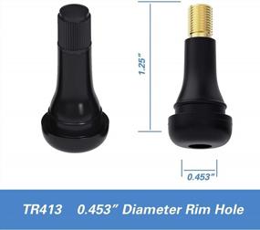 img 1 attached to CKAuto Valve Stem Tool Puller With 5Pcs TR413 Tubeless Snap-In Tire Valve Stems