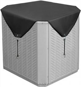 img 4 attached to ❄️ Premium Heavy Duty Winter Top Air Conditioner Cover for Outdoor Units by Jeacent