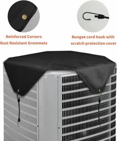 img 3 attached to ❄️ Premium Heavy Duty Winter Top Air Conditioner Cover for Outdoor Units by Jeacent