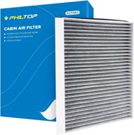 🌬️ philtop cf10735 cabin air filter: genesis, equus, g80, g90, gv80 - premium replacement with activated carbon filter for dust, pollen, and odor logo