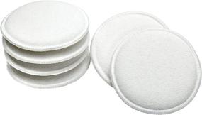 img 4 attached to 🚗 VIKING Cotton Terry Cloth Applicator Pads, Car Wax Applicator 6-Pack - 5 Inch Diameter, White