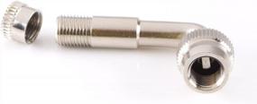 img 2 attached to Brass And Chrome Plated 90 Degree Valve Extender With KiWAV Extension For Improved Air Flow