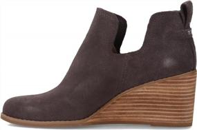 img 4 attached to TOMS Kallie Pavement Grey Suede Men's Shoes