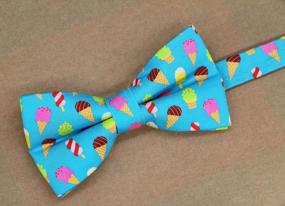 img 1 attached to Cute Pattern Pre-Tied Bow Tie For Adults And Children - Adjustable Bowties With OCIA Branding