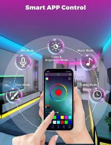 img 3 attached to QZYL RGB LED Strip Lights 150 FT, Music Sync Ultra-Long Room Decoration For Bedroom, Kitchen Party With APP Remote Control