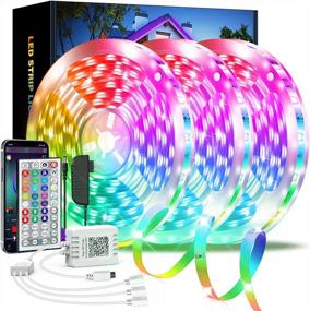 img 4 attached to QZYL RGB LED Strip Lights 150 FT, Music Sync Ultra-Long Room Decoration For Bedroom, Kitchen Party With APP Remote Control