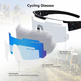 img 3 attached to UV400 Polarized Sport Sunglasses For Men And Women - Cycling, Baseball, Biking, Fishing