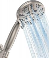 hopopro 2021 newest high pressure handheld shower head set - 6 functions, full brushed finish, california compliant 1.75 gpm, high flow hand held showerhead for an exquisite luxury shower experience logo