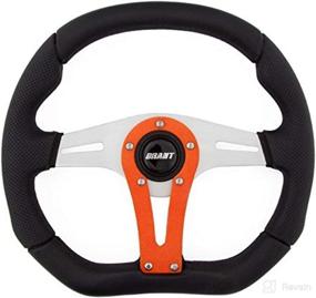 img 1 attached to 🍊 Orange Vertical Spoke Grant 499 D-Series Racing Wheel