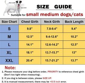 img 3 attached to 🐶 Stylish Denim Overalls for Dogs & Cats: Fashionable Pet Clothes for Boy & Girl, Comfortable Jeans Apparel for Small to Medium Breeds