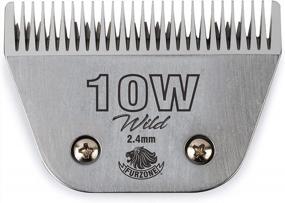 img 4 attached to Extra Durable Japanese Steel Furzone Detachable Blade - Size 10W Wide 1/16", Compatible With Andis, Oster & Wahl A5 Clippers