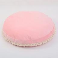 🎀 multi-purpose large floor pillow for kids: cushioned seating, reading nook, and playroom essential - pink логотип