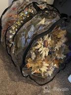 img 1 attached to Clear Heavy Duty Christmas Wreath Storage Bag - Protects And Preserves Your Holiday Seasonal Wreaths And Garlands With Handle - 24 Inch CINPIUK Container review by Joe Drew