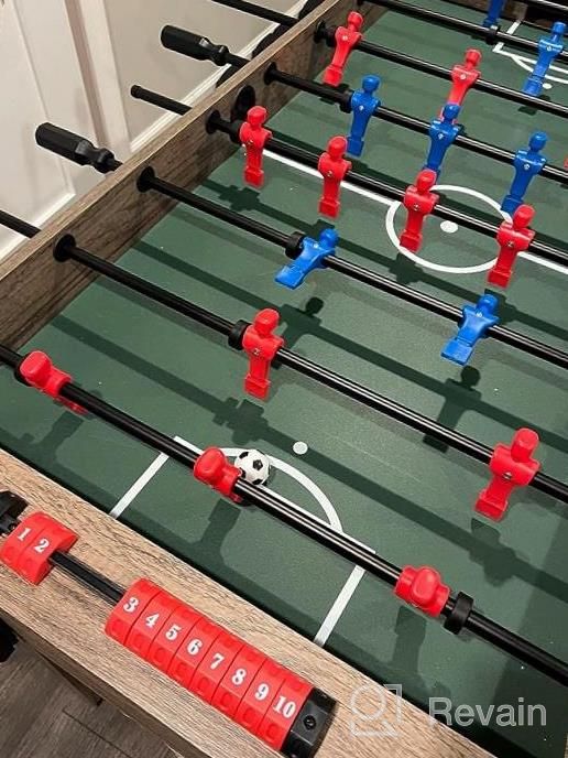 img 1 attached to Game Room Foosball Table By GoSports - Perfect For Big Fun And Endless Entertainment! review by Miro Dadee