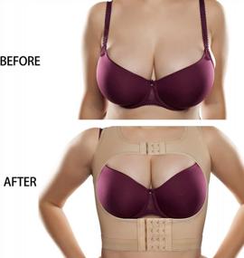 img 1 attached to Women'S Chest Support Lifter Tops Vest Shaper BraBic Push Up Shapewear Posture Corrector