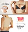women's chest support lifter tops vest shaper brabic push up shapewear posture corrector logo