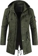 stay stylish and protected with chouyatou men's military parka jacket логотип