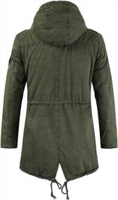 img 3 attached to Stay Stylish And Protected With Chouyatou Men'S Military Parka Jacket
