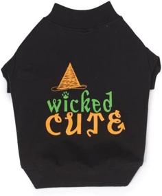 img 2 attached to 🐶 Zack & Zoey Wicked Cute Dog Tee, Small, Black - Comfortable Polyester/Cotton Blend