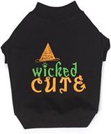 🐶 zack & zoey wicked cute dog tee, small, black - comfortable polyester/cotton blend логотип