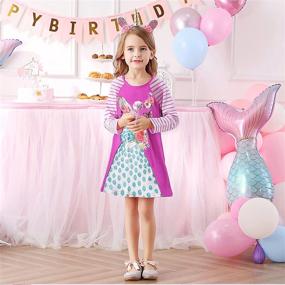 img 3 attached to 👗 Cozy and Stylish: VIKITA Little Sleeve Winter Dresses for Girls' Clothing