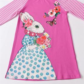 img 2 attached to 👗 Cozy and Stylish: VIKITA Little Sleeve Winter Dresses for Girls' Clothing