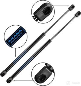 img 2 attached to 17 Inch Gas Prop Shocks - 40LB Lift-Support Struts for Snugtop Canopy Leer Cap Camper Shell Window ATC Topper Rear Glass Equipment Storage Box Lid - Set of 2