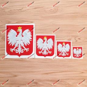 img 4 attached to Polish Polska Poland Eagle Sticker Exterior Accessories