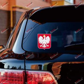 img 3 attached to Polish Polska Poland Eagle Sticker Exterior Accessories