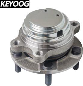 img 3 attached to 🔧 KEYOOG 2Pc 513334 HA590124 Front Wheel Hub and Bearing Assembly - Compatible with Infiniti EX35 EX37 FX35 FX37 G25 G35 G37 M35 M35h M37 M45 M56 Q40 Q50 Q60 Q70 Q70L QX50 QX70 /09-19 Nissan 370Z - Improved SEO