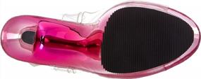 img 1 attached to Pleaser Women'S Sky308/C/HPCH Dress Sandal, Clear Pink, 7 M US