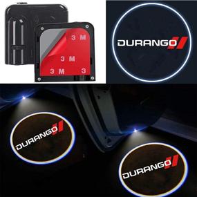 img 4 attached to 2Pcs For Car Door Lights Logo For Dodge Durango