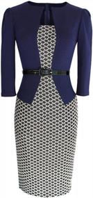 img 3 attached to Elegant And Professional Women'S Work Dresses: Perfect Business Office Bodycon Suits By Babyonline