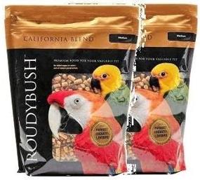 img 1 attached to 🦜 Premium Quality RoudyBush California Blend Bird Food - Medium Size - 44-Ounce Pack