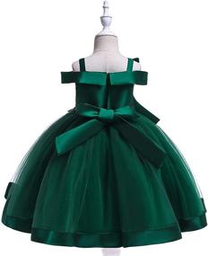 img 2 attached to Sleeveless Toddler Vintage Girls' Bridesmaid Dresses: Adorable Clothing for Toddlers