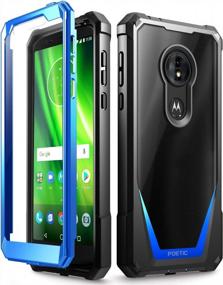 img 4 attached to Ultimate Protection For Moto G6 Play And Moto G6 Forge: Poetic Guardian Clear Hybrid Case With Scratch-Resistant Back And Built-In-Screen Protector