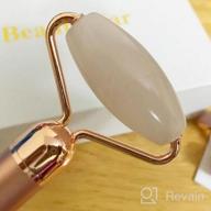img 1 attached to Electric Rose Quartz Jade Roller Facial Massager And 2-In-1 Face Roller review by Joey Pritchard