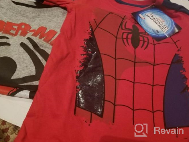 img 1 attached to Boys' Clothing: Marvel Spiderman T Shirts for Little Toddlers review by Deandre Kamaludin