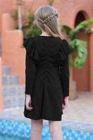 img 3 attached to 👗 Stylish GORLYA Flutter Stretchy Pockets GOR1019: Trendy Girls' Clothing for Dresses!