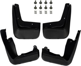 img 4 attached to A-Premium Splash Guards Mud Flaps Mudguards for BMW F34 328i GT xDriver 335i GT xDriver 2014 2015 2016 - Complete Set of 4, Front and Rear