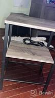 img 1 attached to Rustic Brown Nightstands With USB Ports And Adjustable Shelf - HOOBRO End Table Set Of 2, Perfect For Small Living Spaces, Bedroom, And Balconies - BF112BZP201 review by Don Olsen