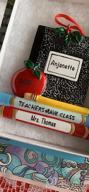 img 1 attached to Personalized School Bus Ornament – Charming Polyresin Bus Driver Ornaments – Unique School Bus Christmas Ornament – School Teacher Ornaments – My First Day Of School Ornament – Graduation Keepsake review by Randi Heleotes