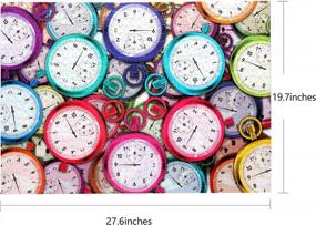 img 2 attached to Bgraamiens Puzzle-Stopwatch-1000 штук творческие красочные секундомеры цвет и цифры вызов головоломки