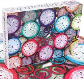 img 3 attached to Bgraamiens Puzzle-Stopwatch-1000 штук творческие красочные секундомеры цвет и цифры вызов головоломки