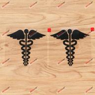 caduceus symbol medical vinyl sticker exterior accessories best in bumper stickers, decals & magnets logo